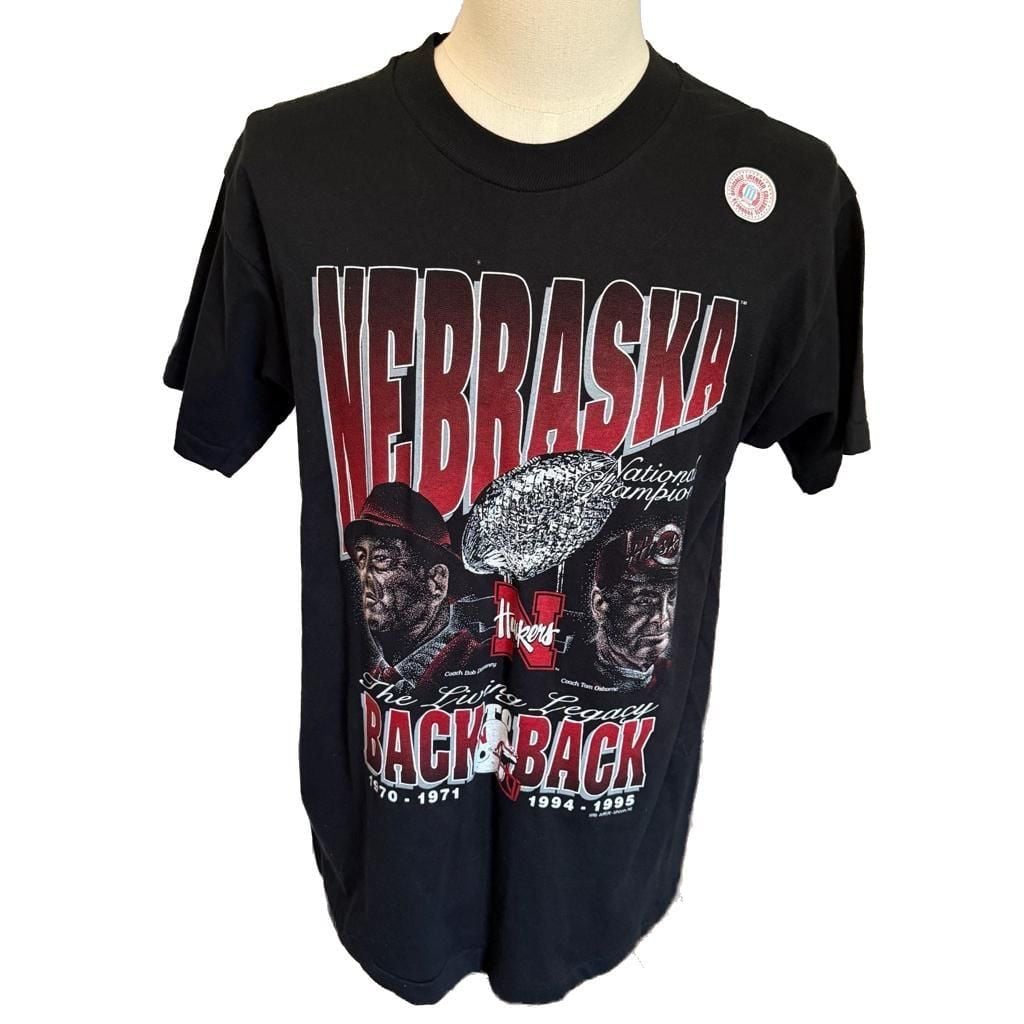 Vintage Deadstock 1996 Nebraska Cornhuskers National Champions T-Shirt Large